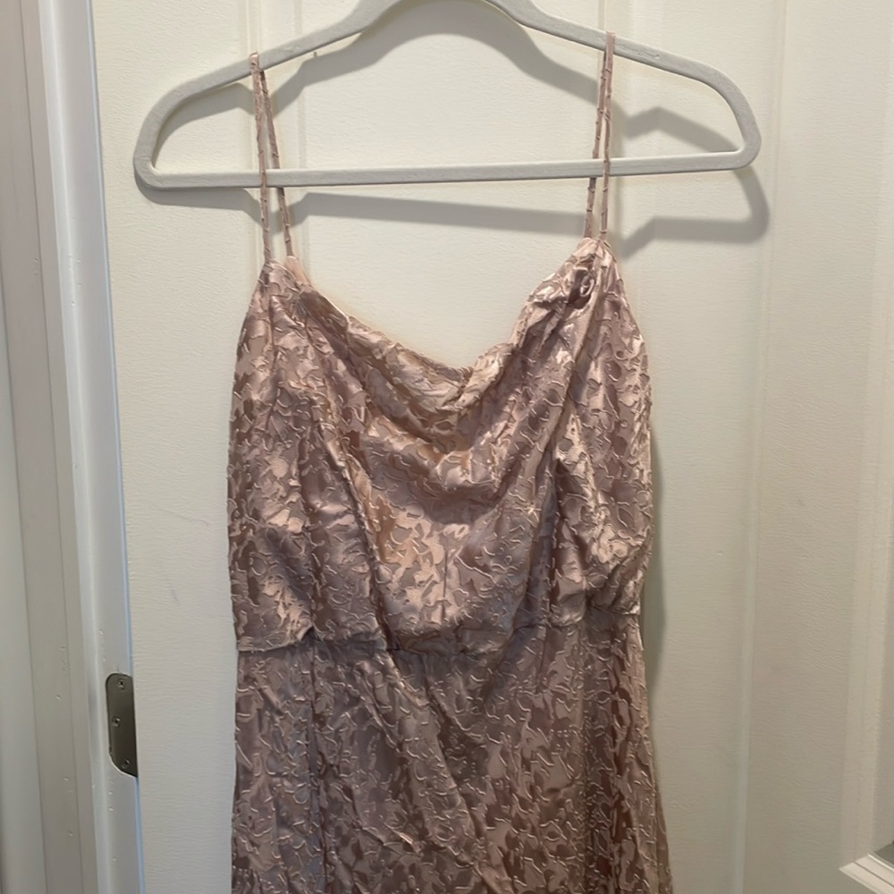 Jenny Yoo champagne bridesmaid/wedding guest dress.